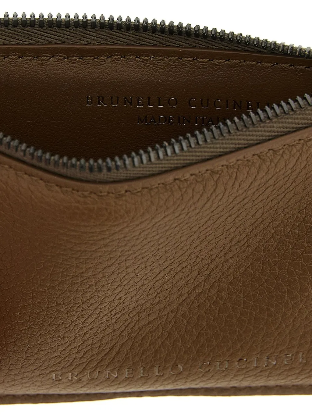 Monile Detailed Zip-Up Card Holder