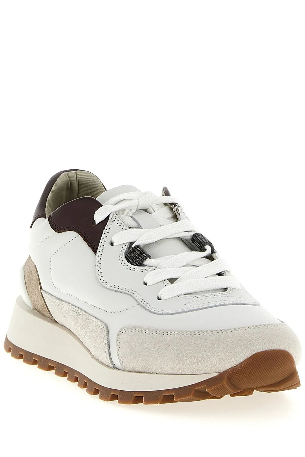 Monile Detailed Lace-Up Sneakers