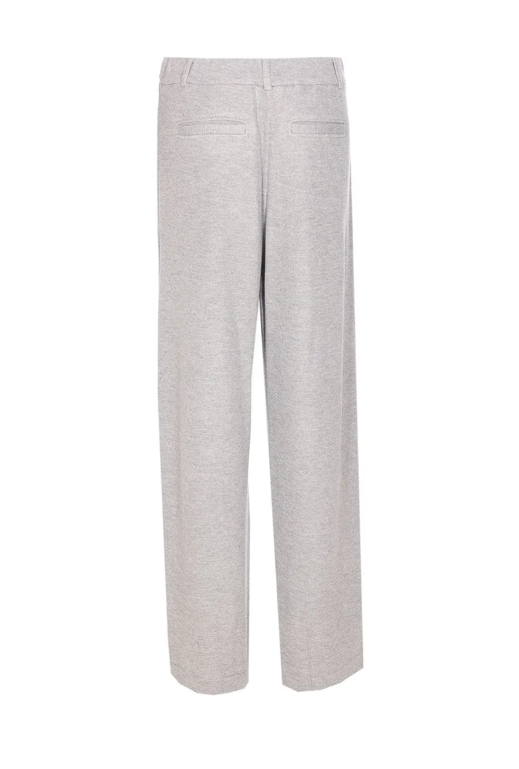Wide-Leg Jersey Trousers
