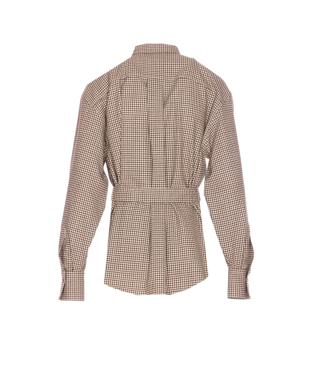 Long Sleeved Checked Shirt