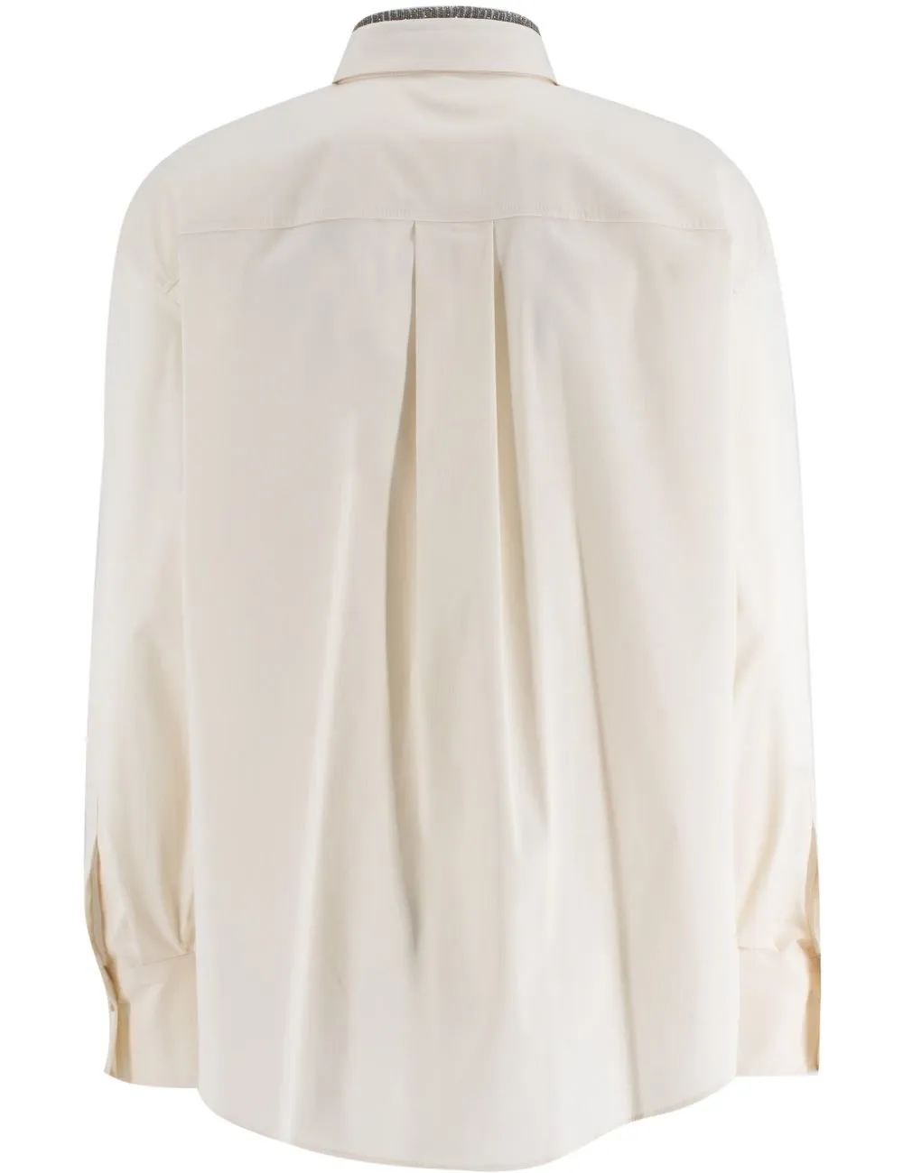 Monili-Detailed Long-Sleeved Shirt