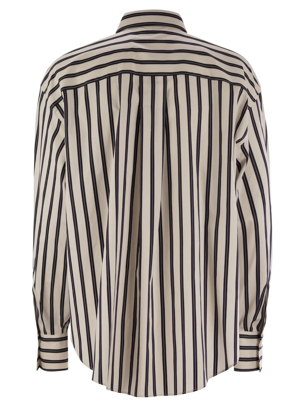 Striped Long-Sleeved Shirt
