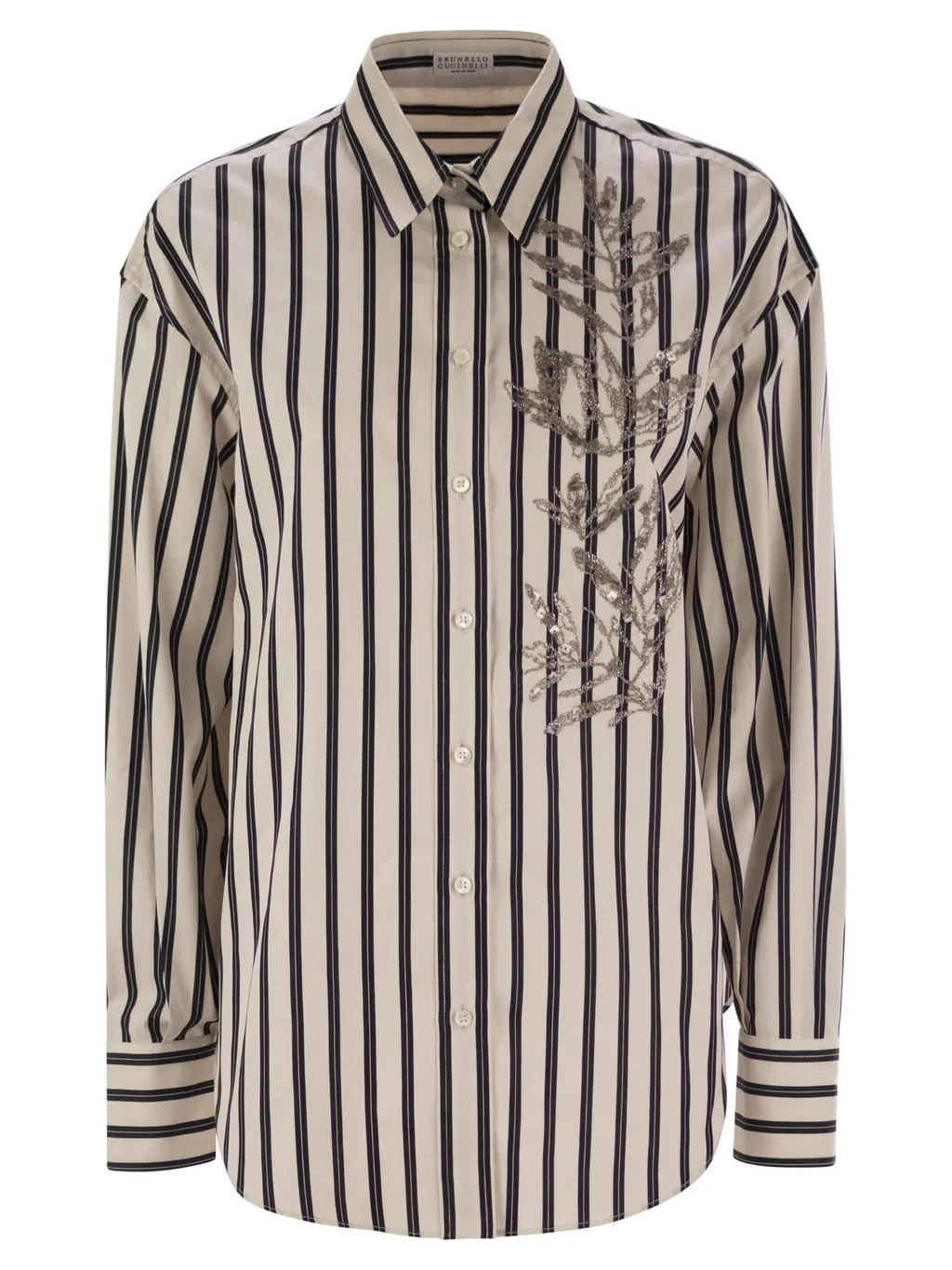 Striped Long-Sleeved Shirt
