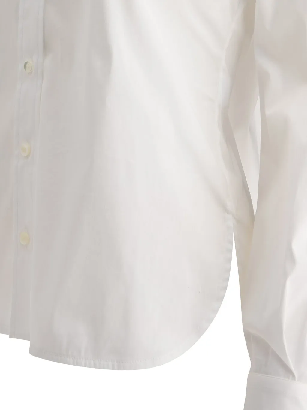 Embellished Stretched Poplin Shirt