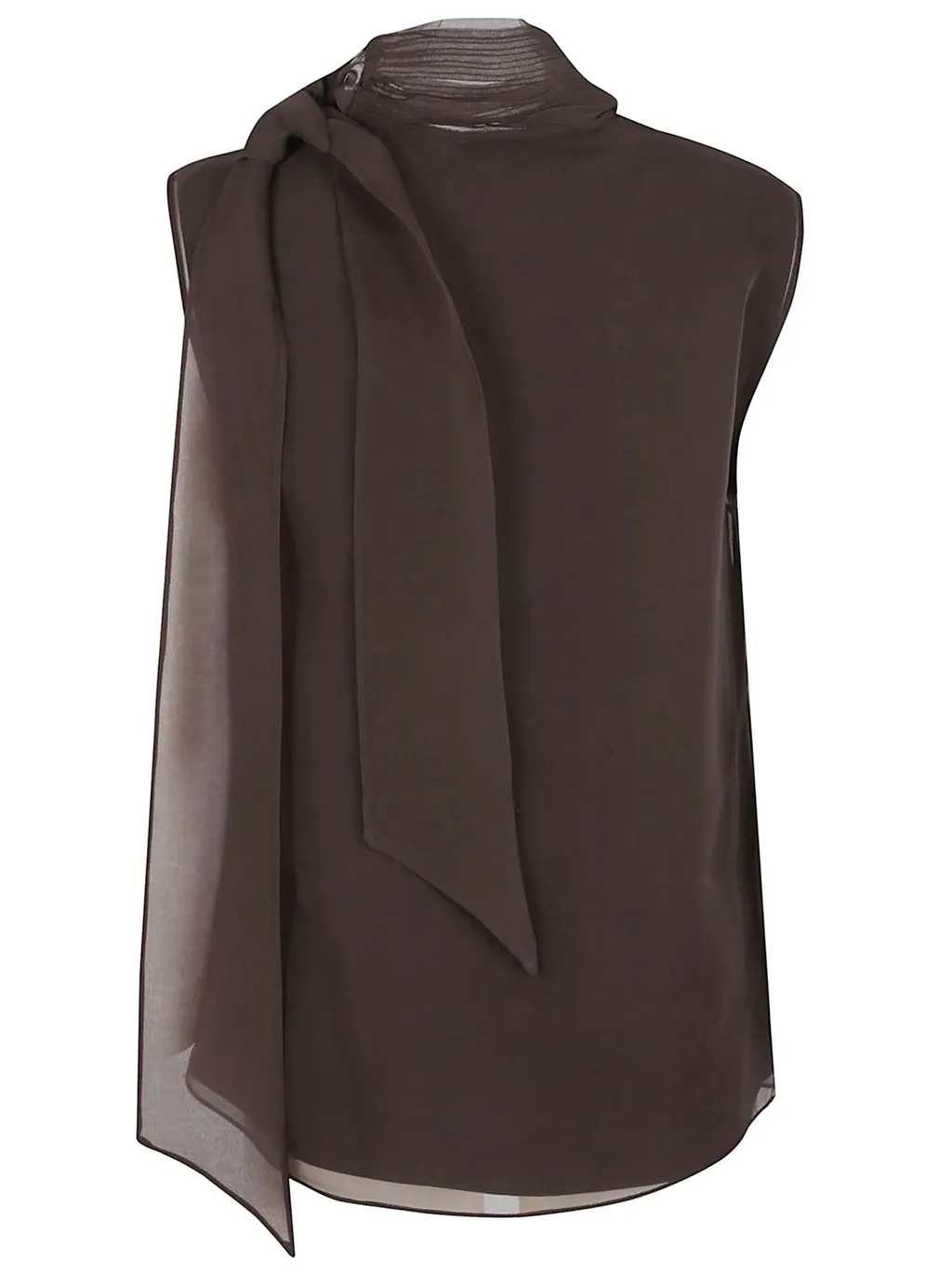 Bow Detailed Sleeveless Blouse