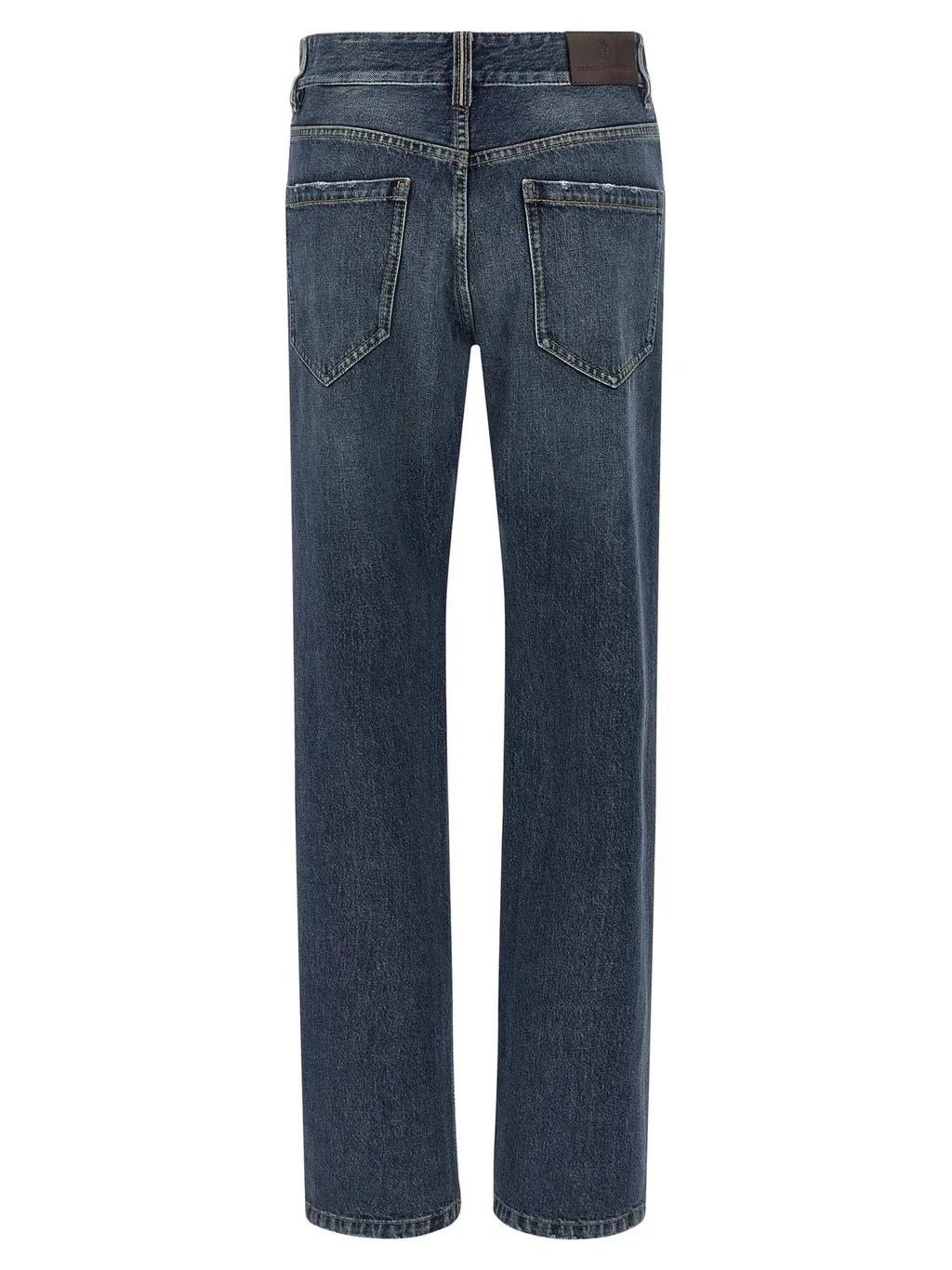 High Waisted Straight-Leg Jeans