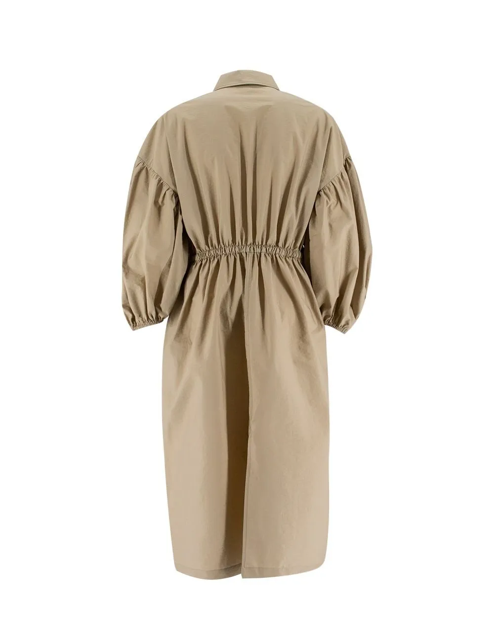 Drawstring Waist Midi Dress