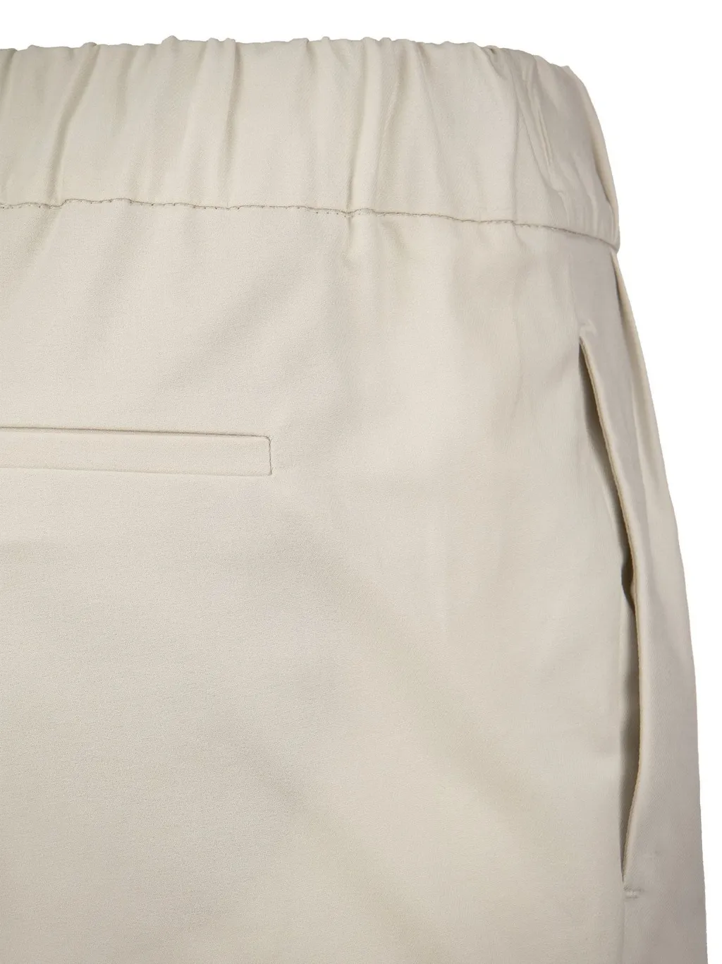 Cropped Pleated Trousers