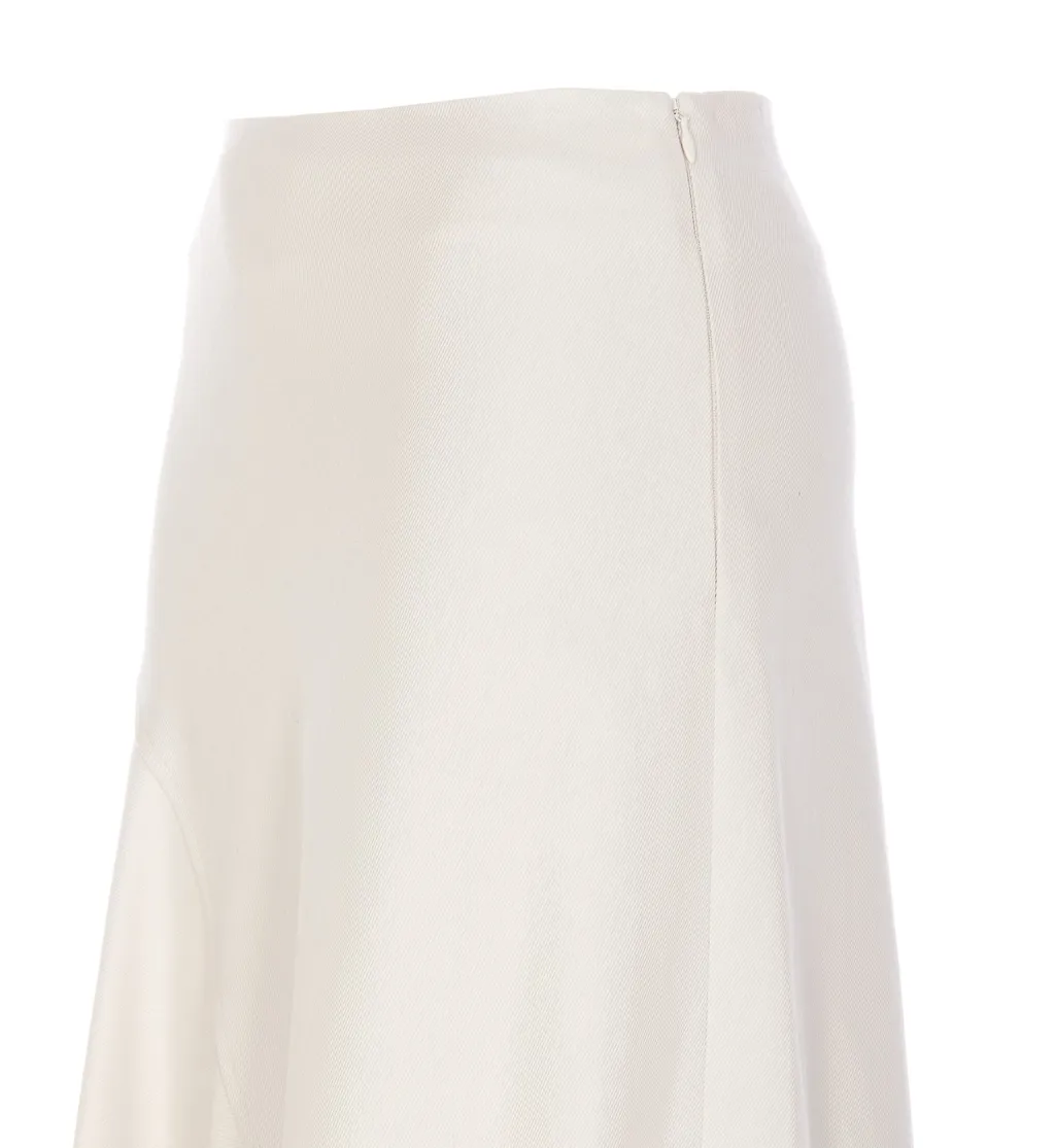 Asymmetric Midi Skirt