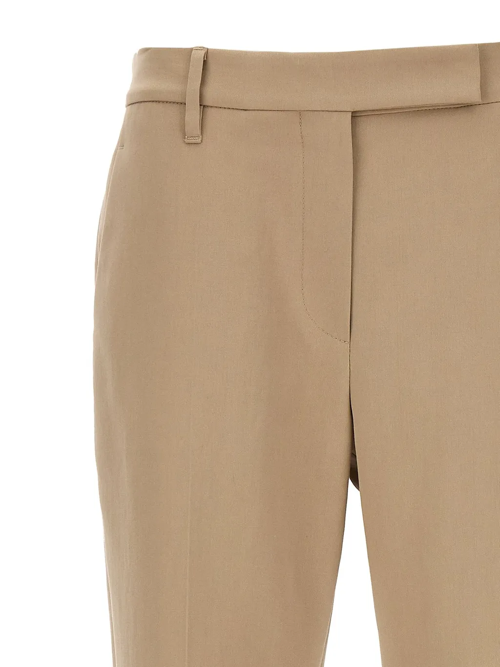 Pleated Cigarette Pants