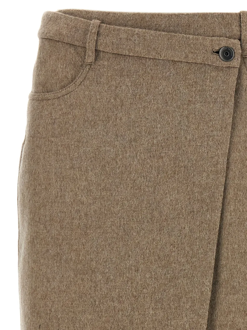 Wrapped Midi Skirt