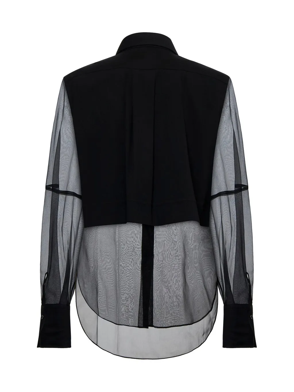 Embellished Long-Sleeved Poplin Shirt