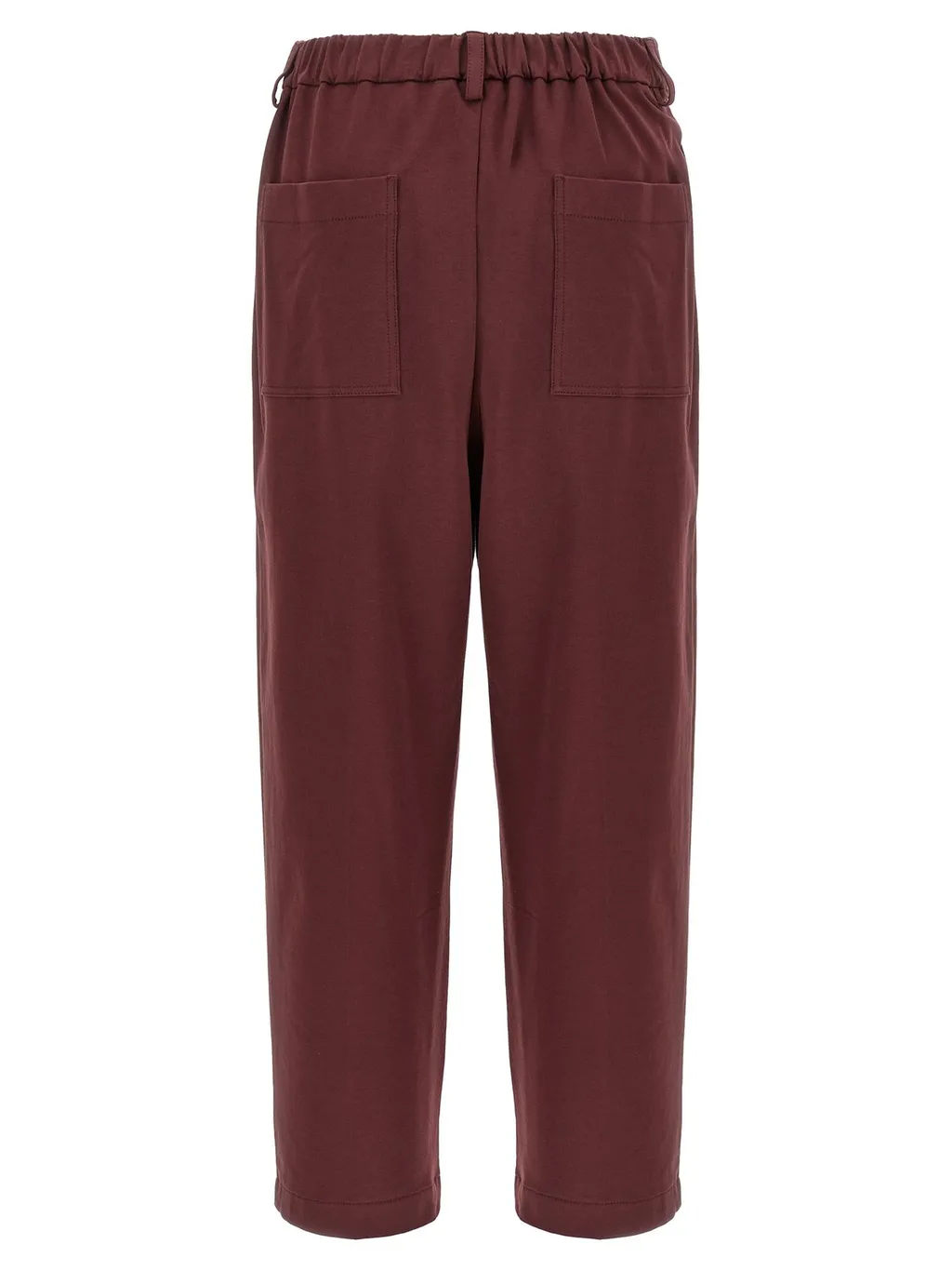 Pleat Cropped Pants