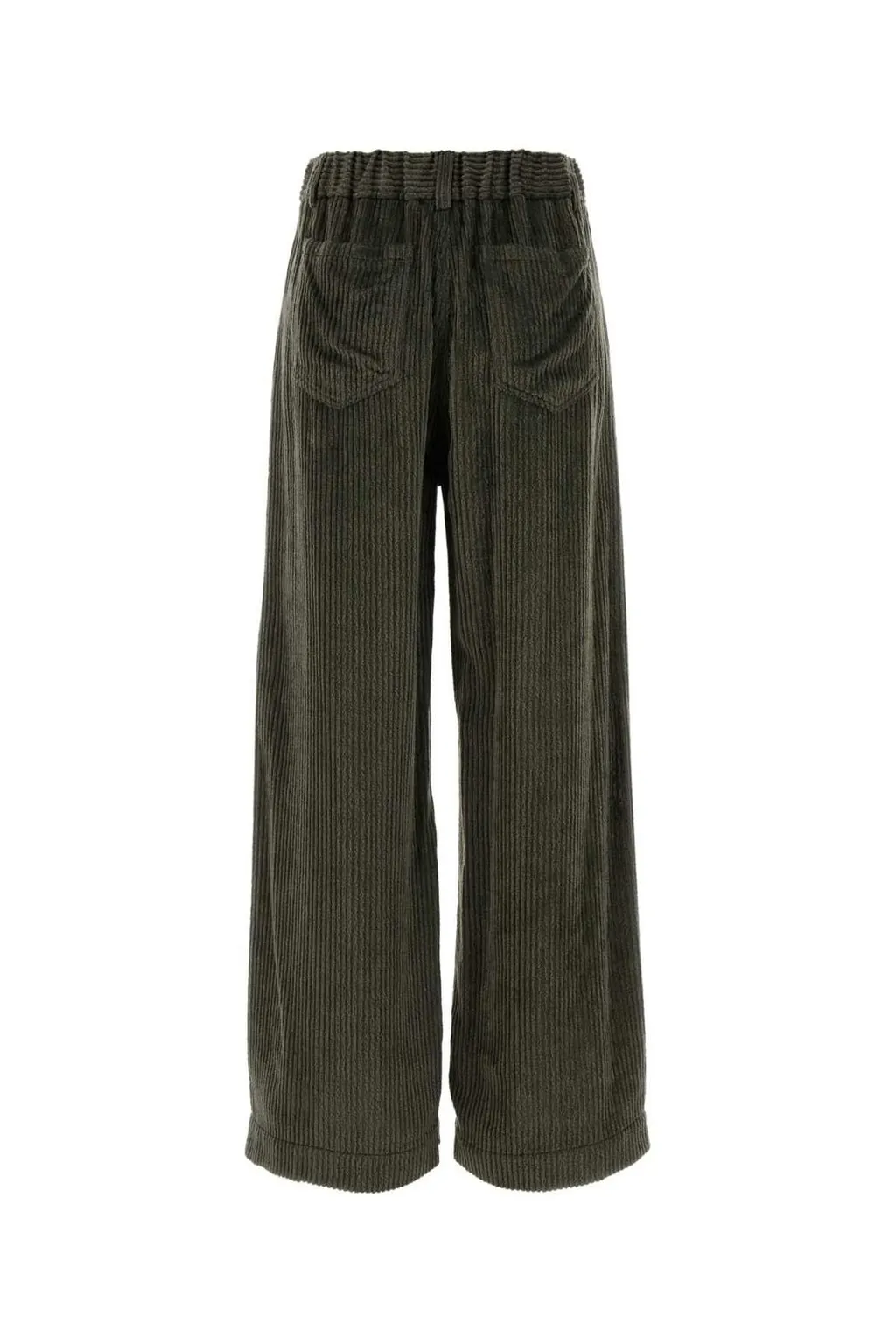 Drawstring Corduroy Pants
