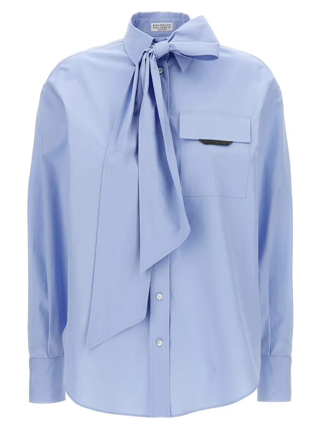 Shirt With Bow Detail