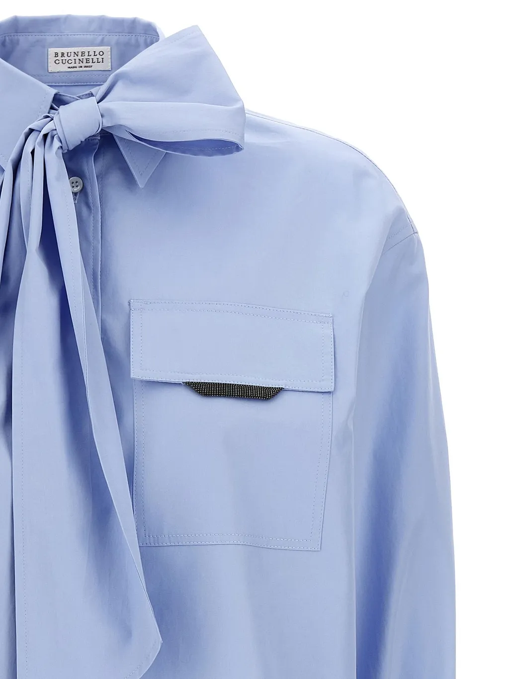 Shirt With Bow Detail