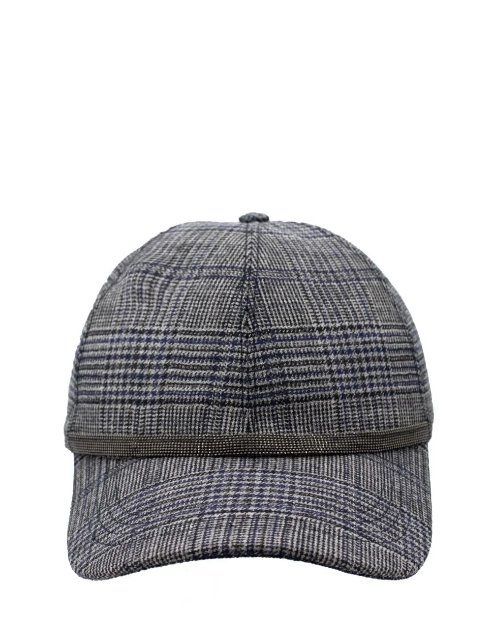 Checked Baseball Cap
