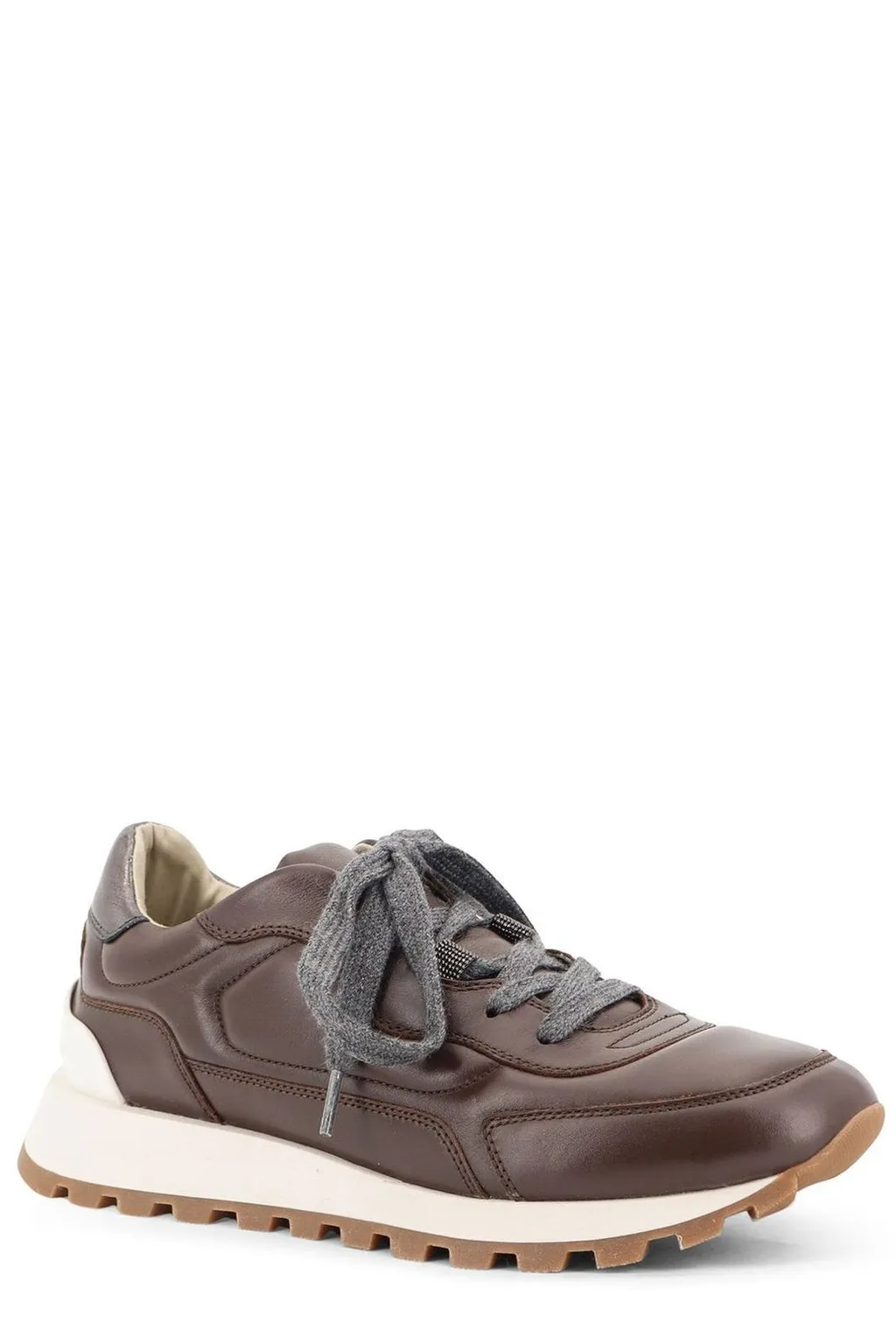 Round Toe Low-Top Sneakers