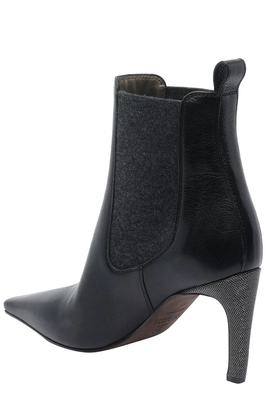 Pointed-Toe Ankle Boots