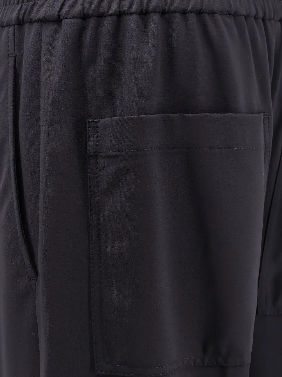 Side-Pocketed Wide-Leg Pants