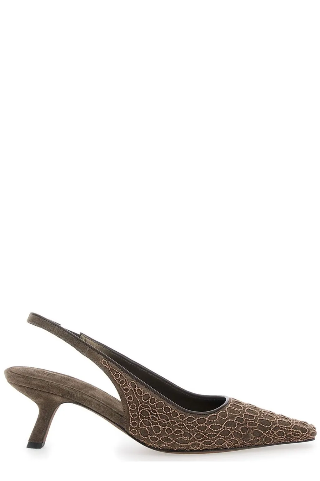 The City Slingback Pointed-Toe Pumps
