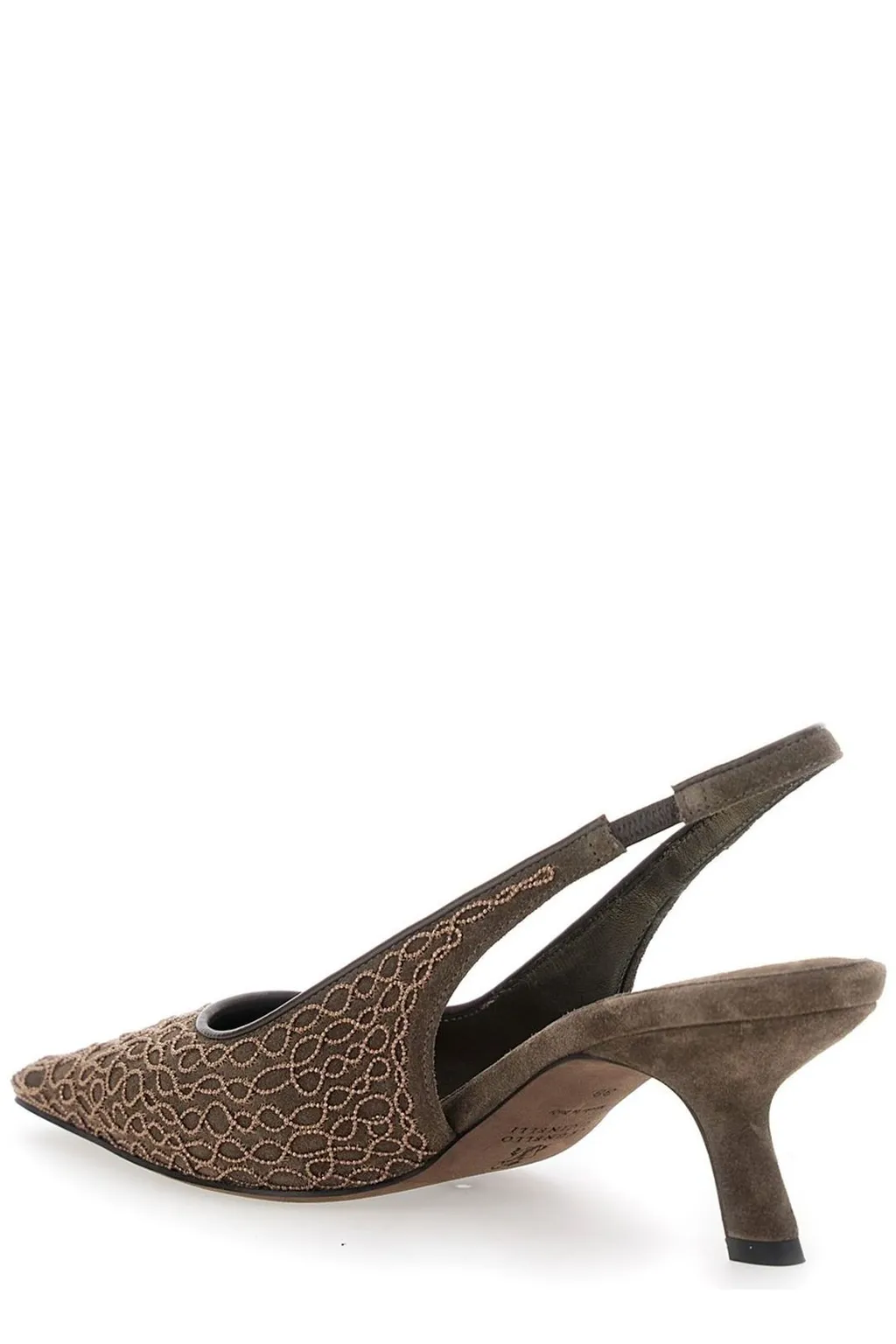 The City Slingback Pointed-Toe Pumps
