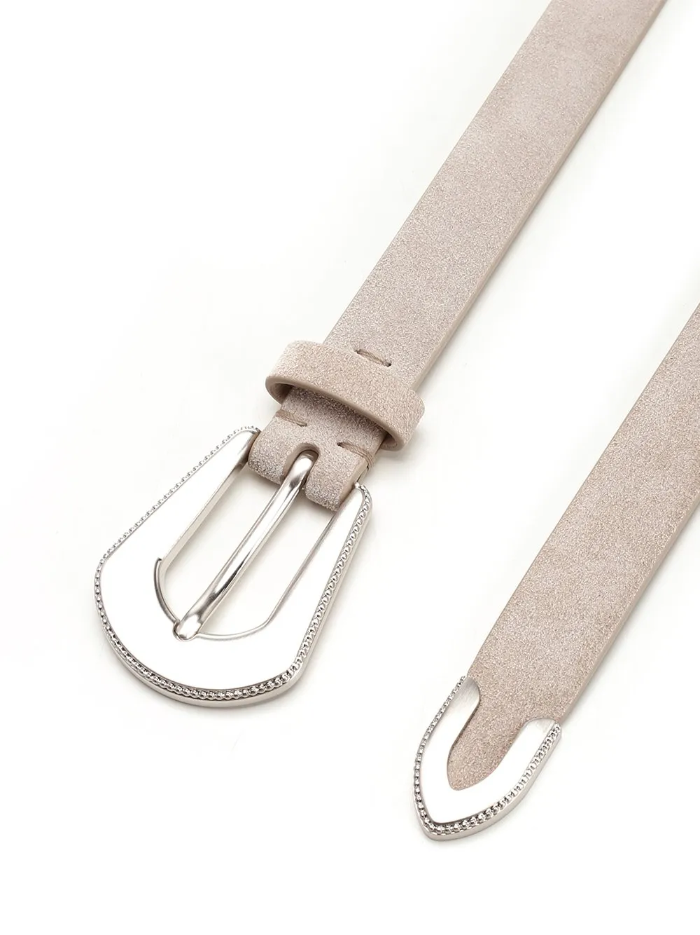 Metallic Buckle Fastened Belt