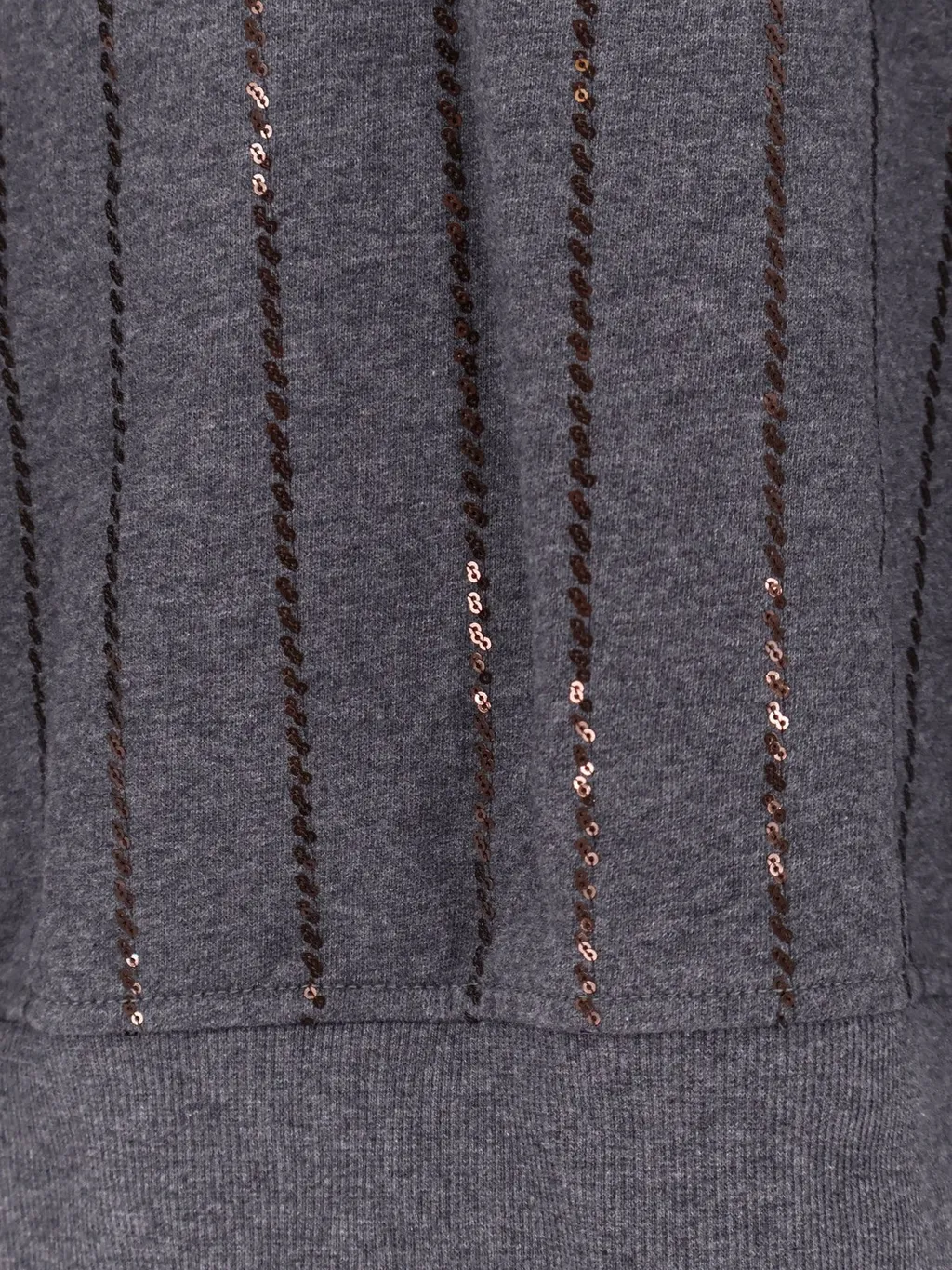 Sequin Embellished Hooded Sweater