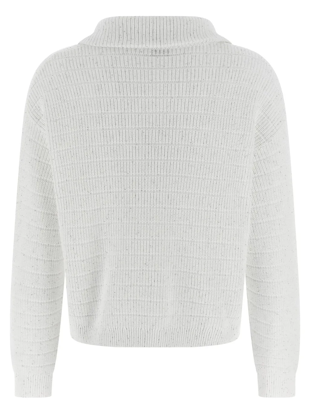 V-Neck Knitted Polo Shirt