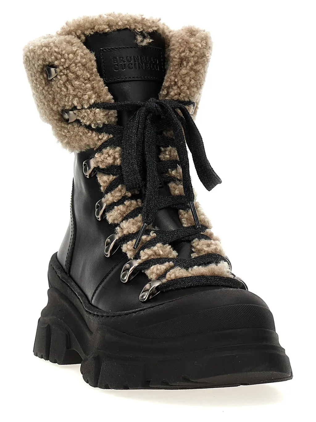 Round Toe Lace-Up Ankle Boots