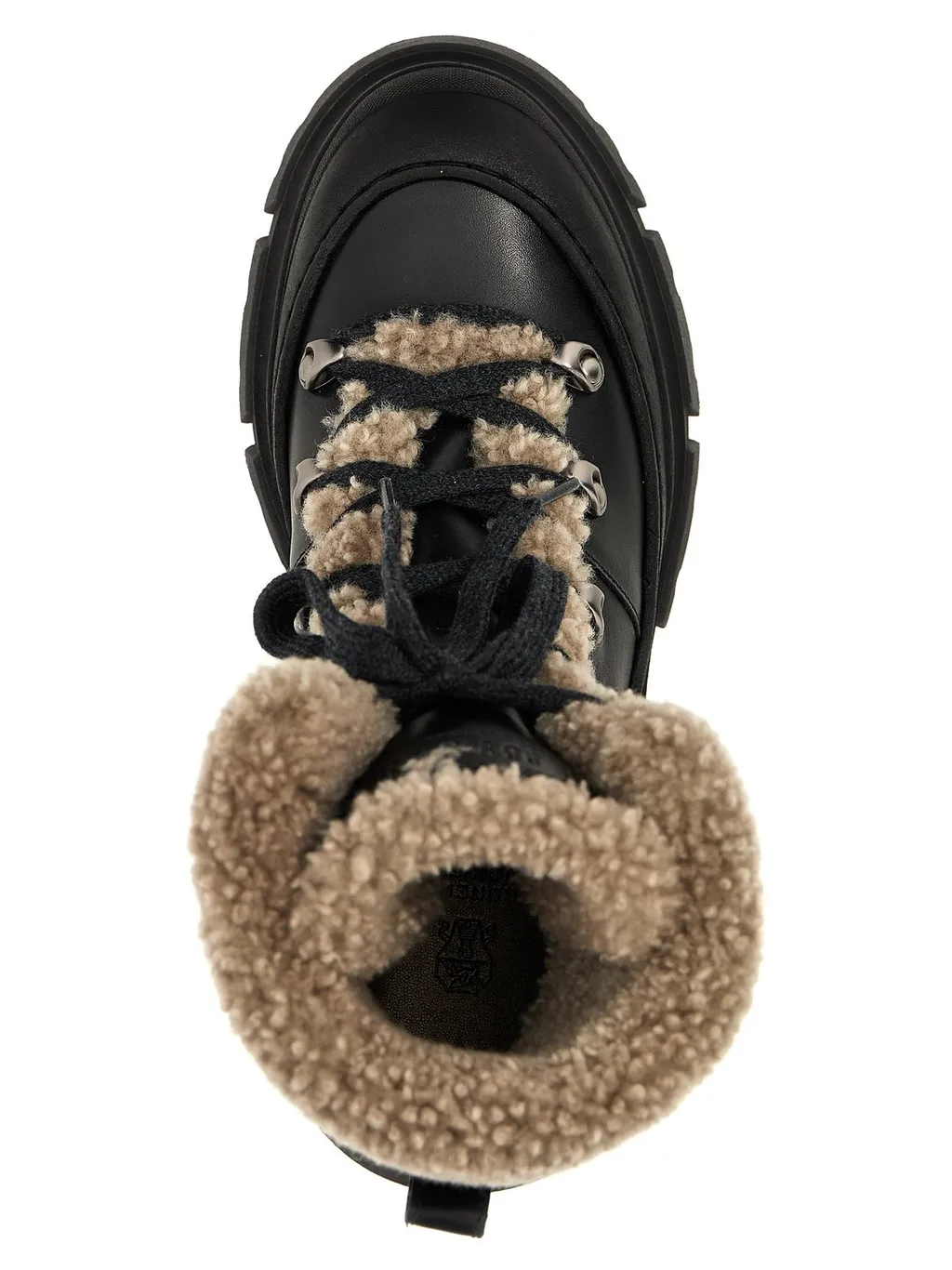 Round Toe Lace-Up Ankle Boots