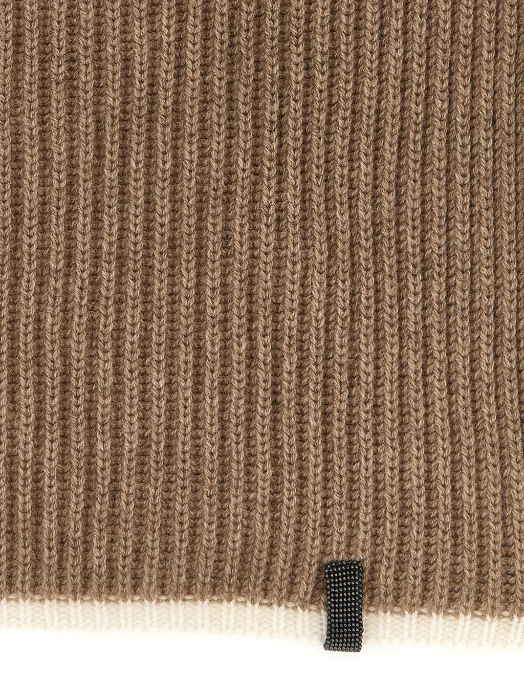 Monile Ribbed-Knit Scarf