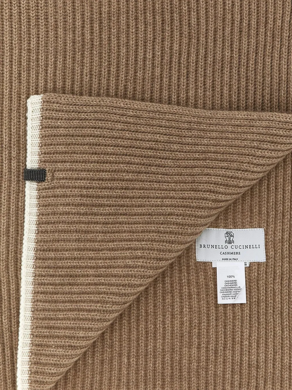 Monile Ribbed-Knit Scarf