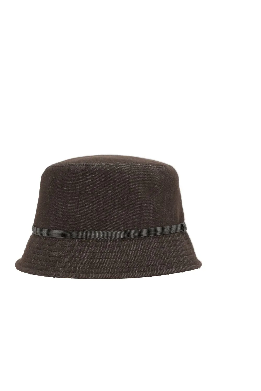 Monile Embellished Bucket Hat