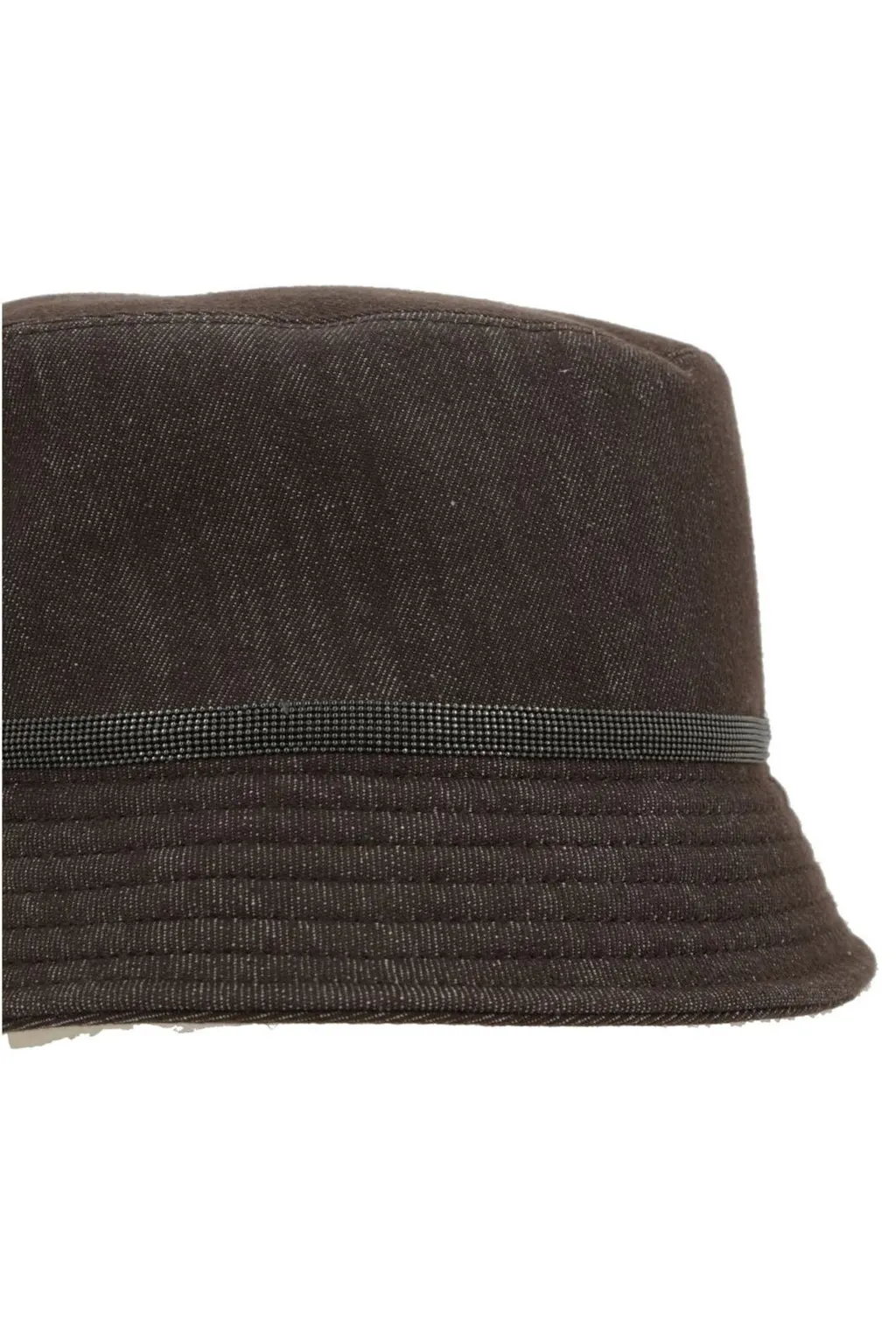 Monile Embellished Bucket Hat
