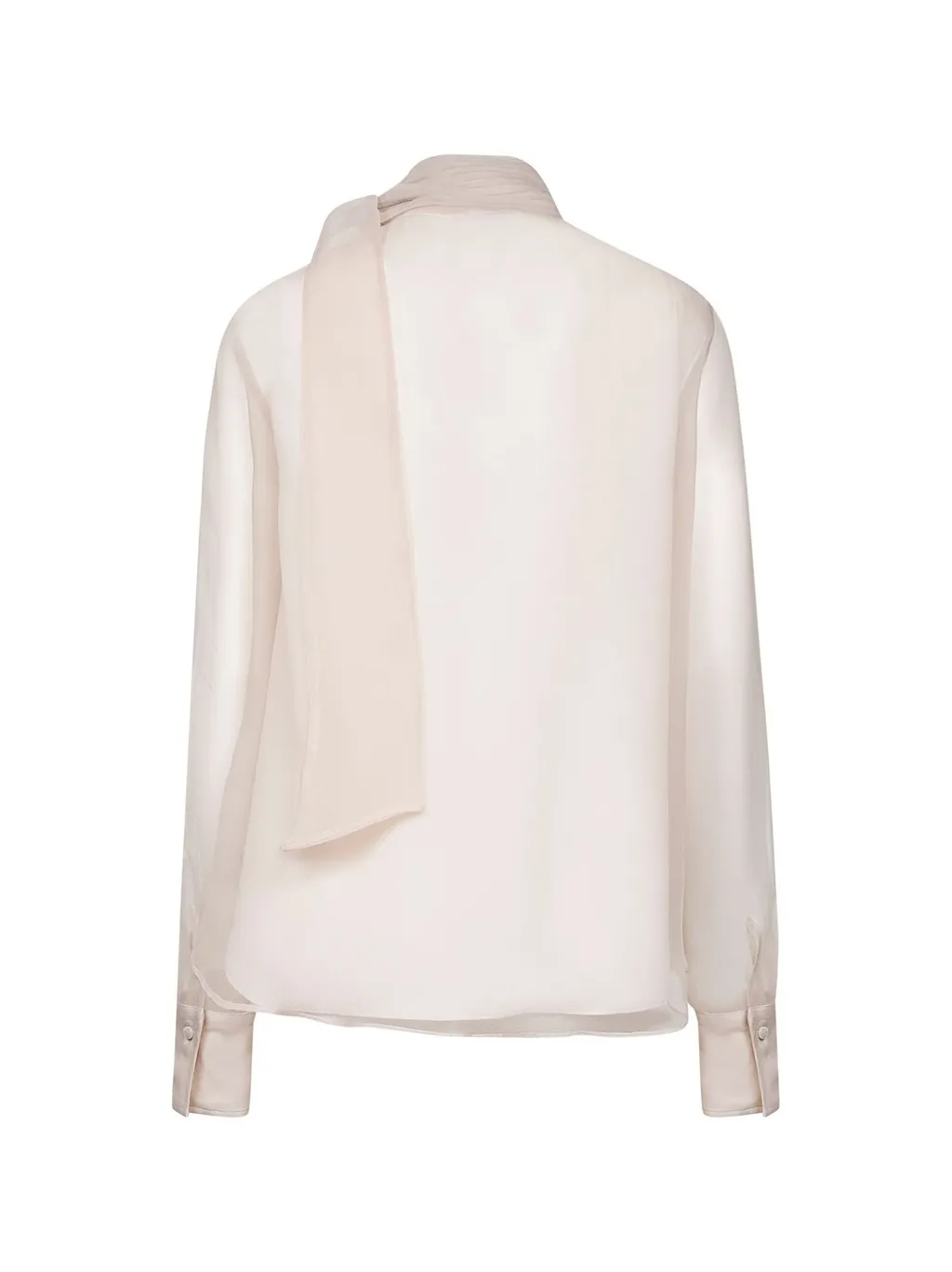 Bow Detailed High Neck Blouse