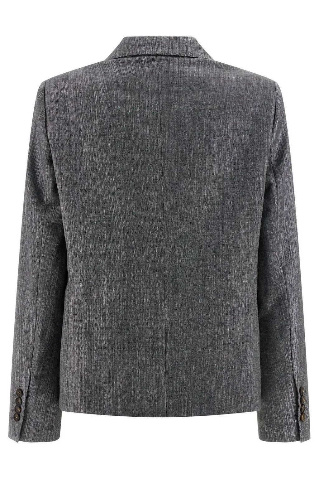 Monile Detailed Double-Breasted Blazer