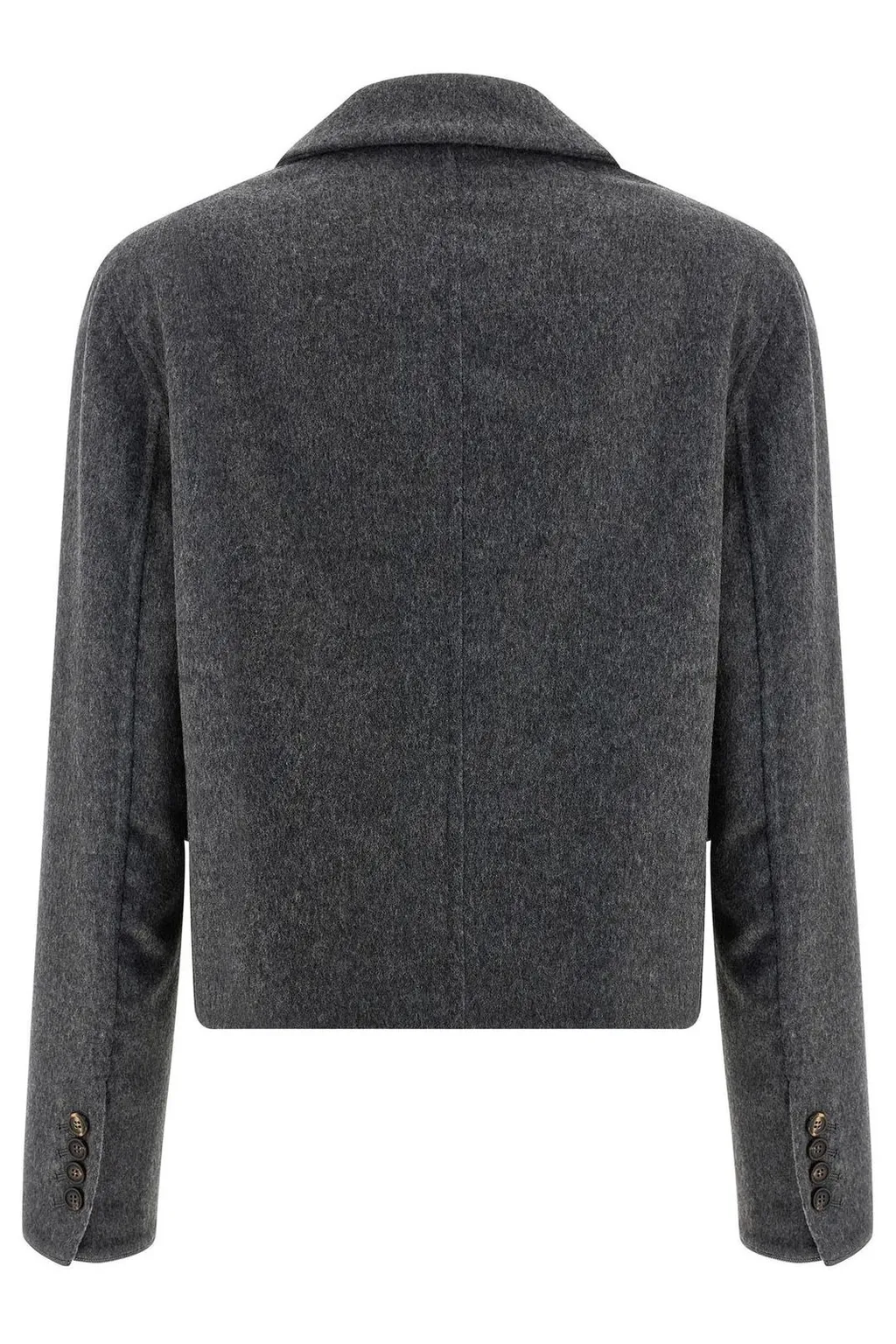 Single-Breasted Cropped Jacket