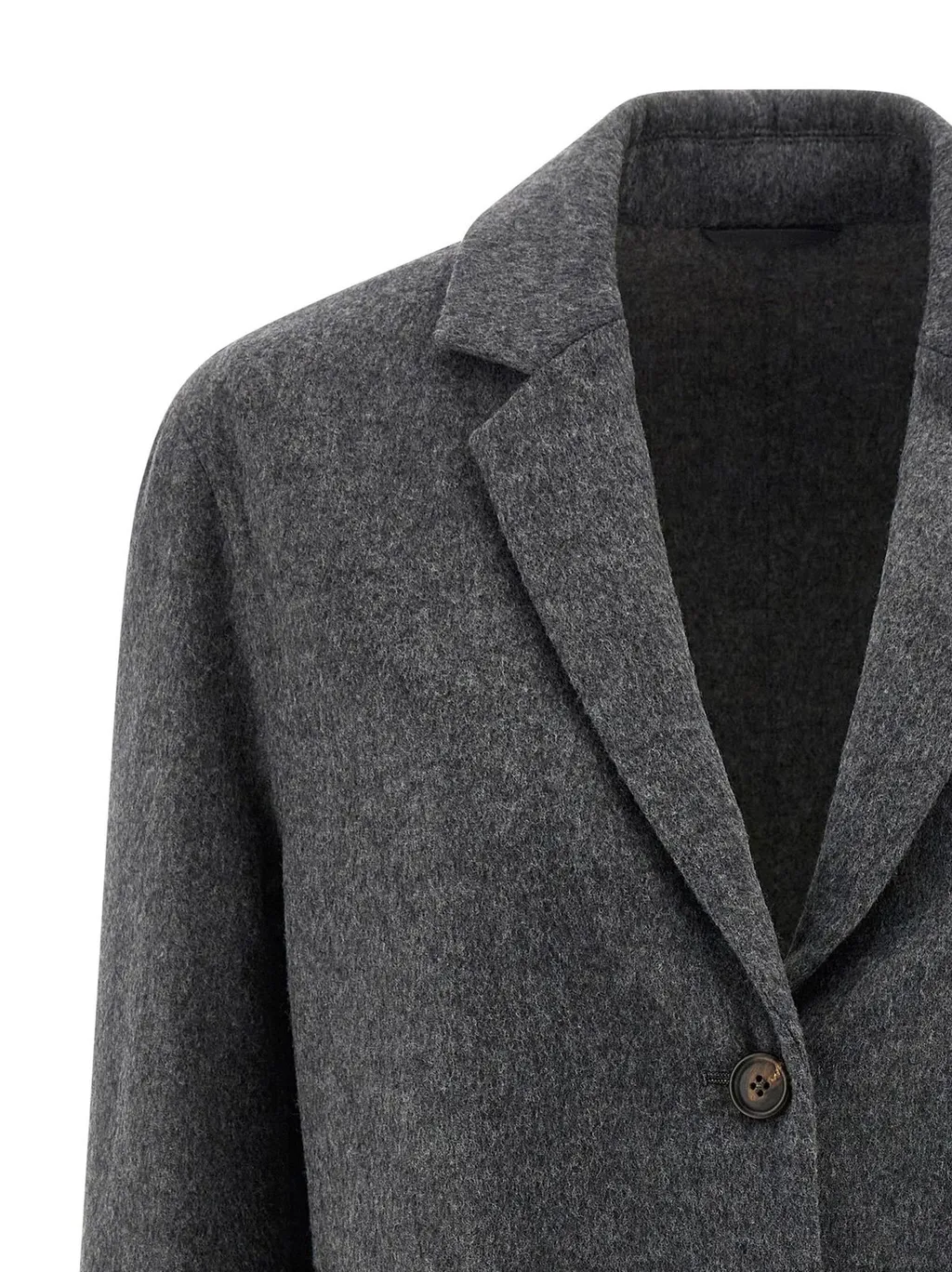 Single-Breasted Cropped Jacket