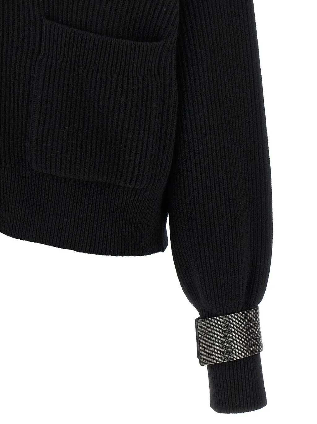 V-Neck Long Sleeved Cardigan