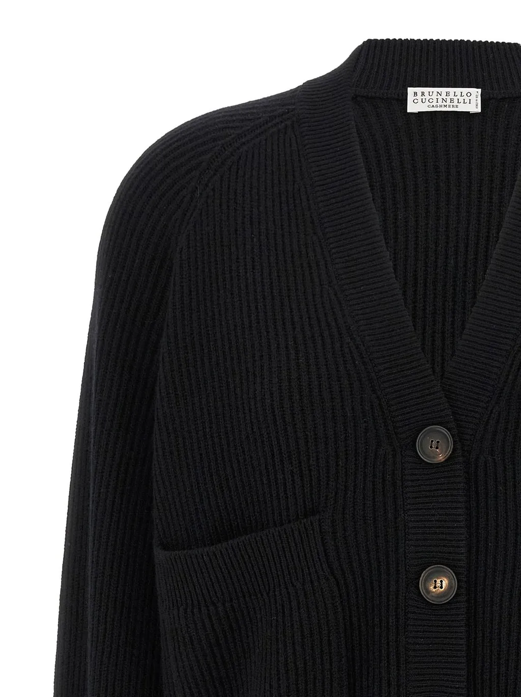 V-Neck Long Sleeved Cardigan