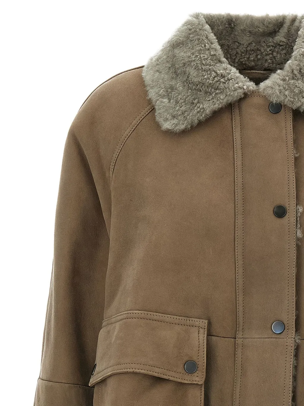 Fuzzy Outerwear Jacket