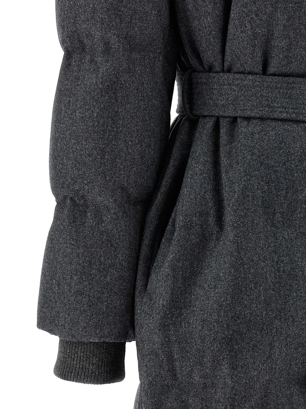 Flannel Down Coat