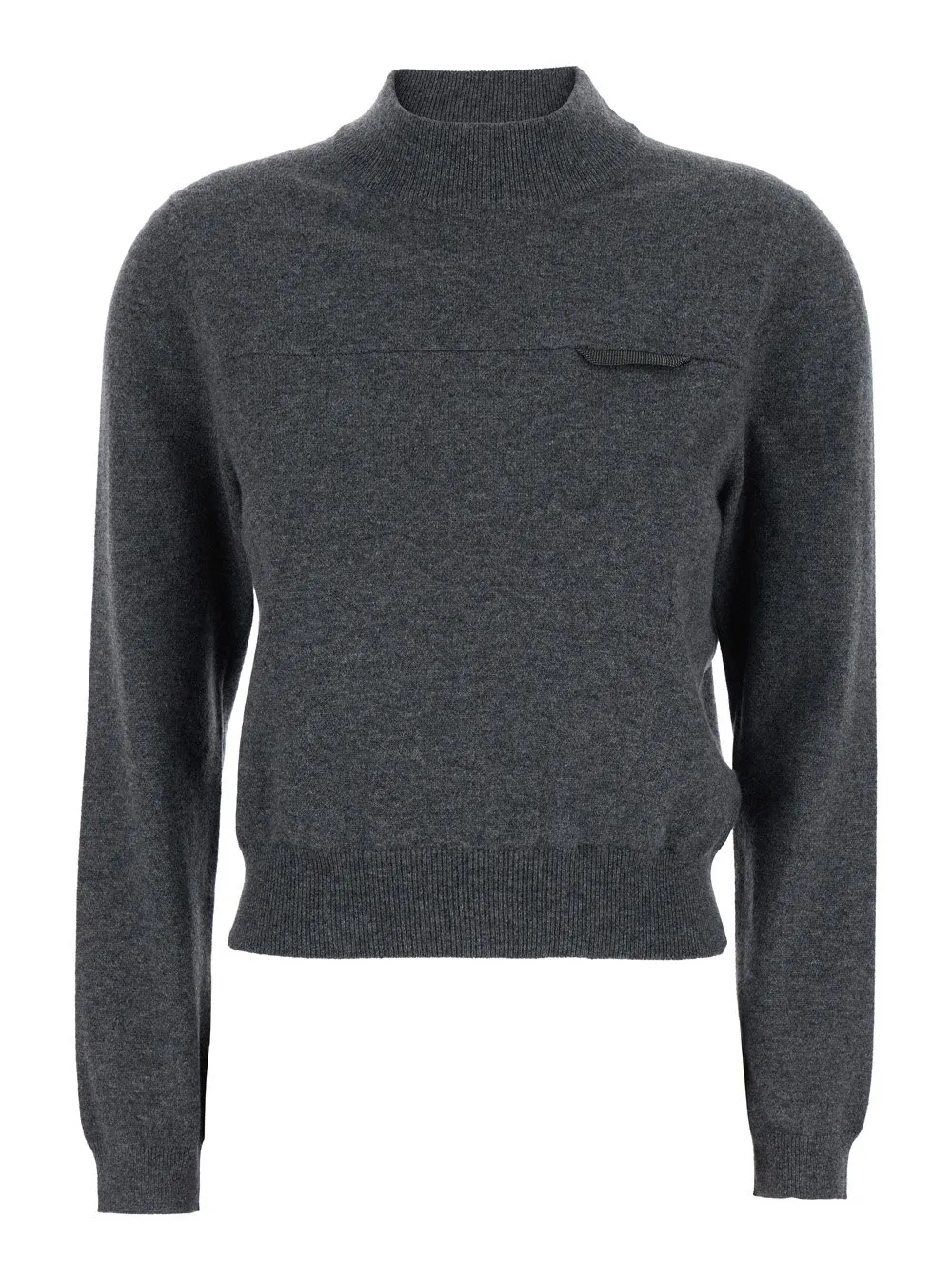 Monili Embellished Knitted Jumper