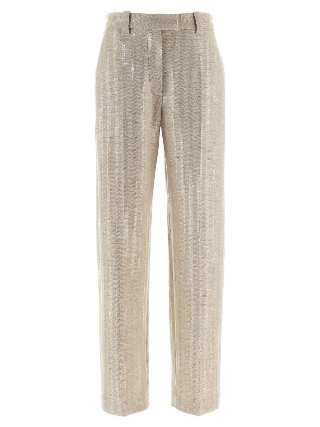 Sequin-Embellished Pants