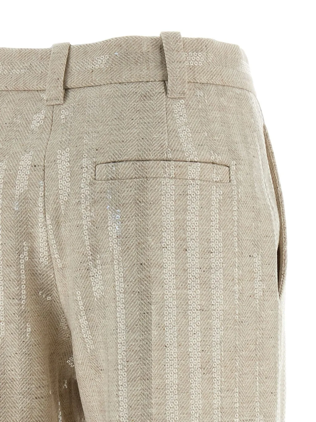 Sequin-Embellished Pants
