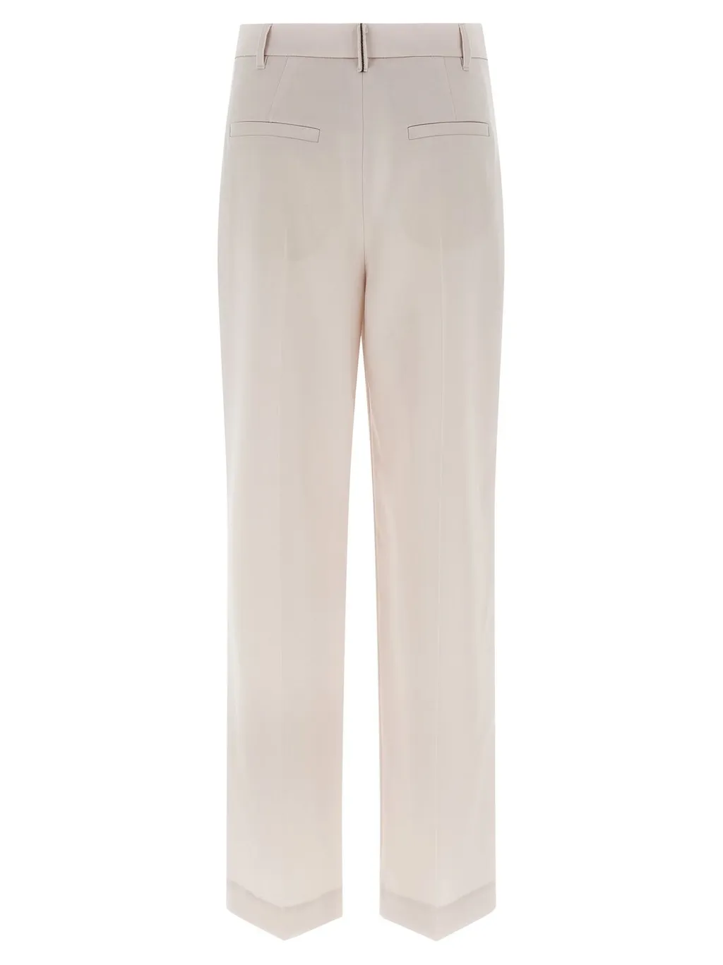 Pleated Straight Leg Pants