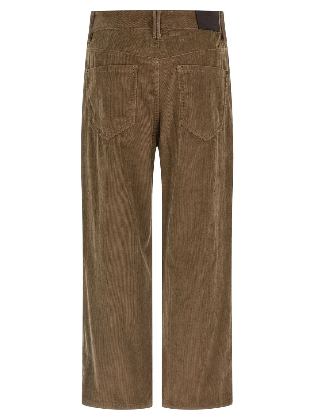 Narrow Wale Corduroy Contemporary Square Trousers