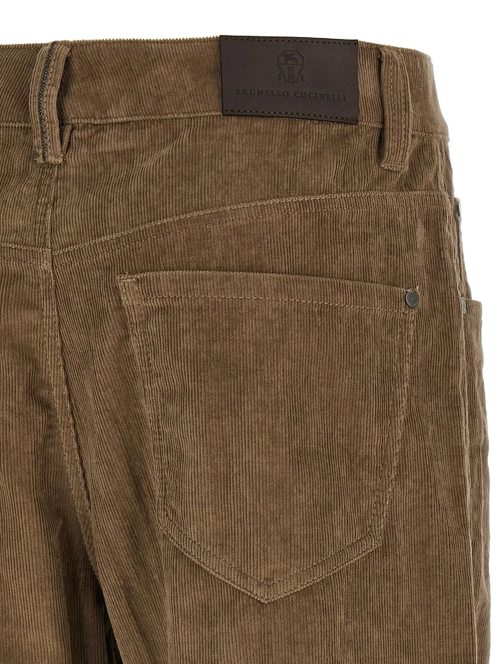 Narrow Wale Corduroy Contemporary Square Trousers