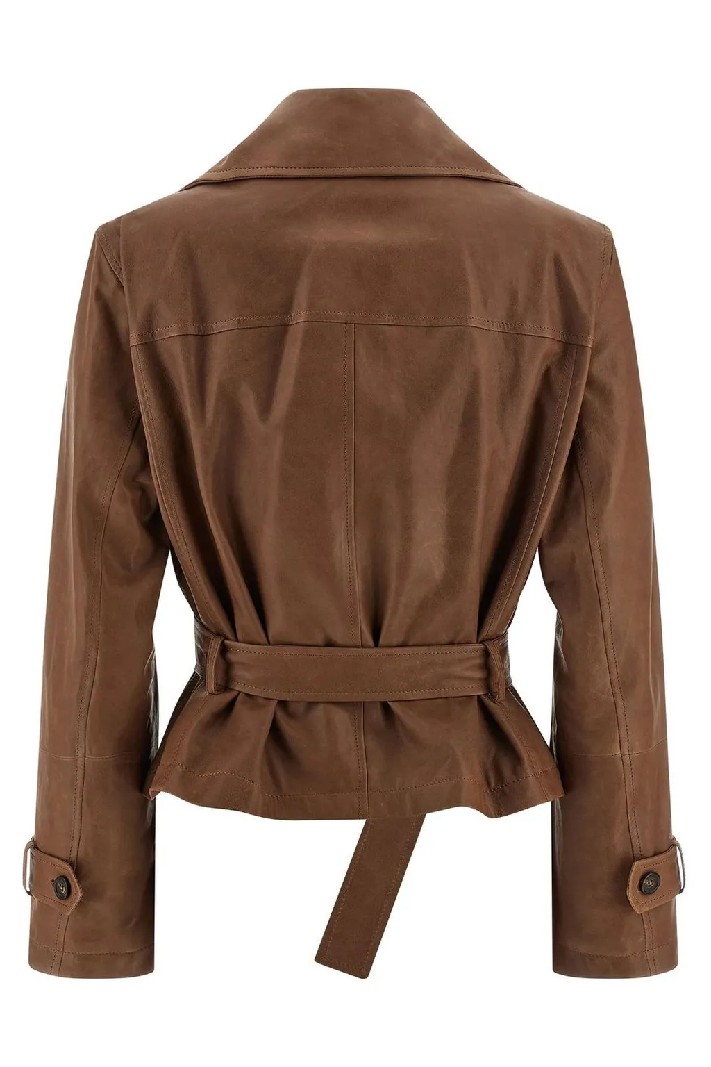 Vintage Cropped Trench Jacket